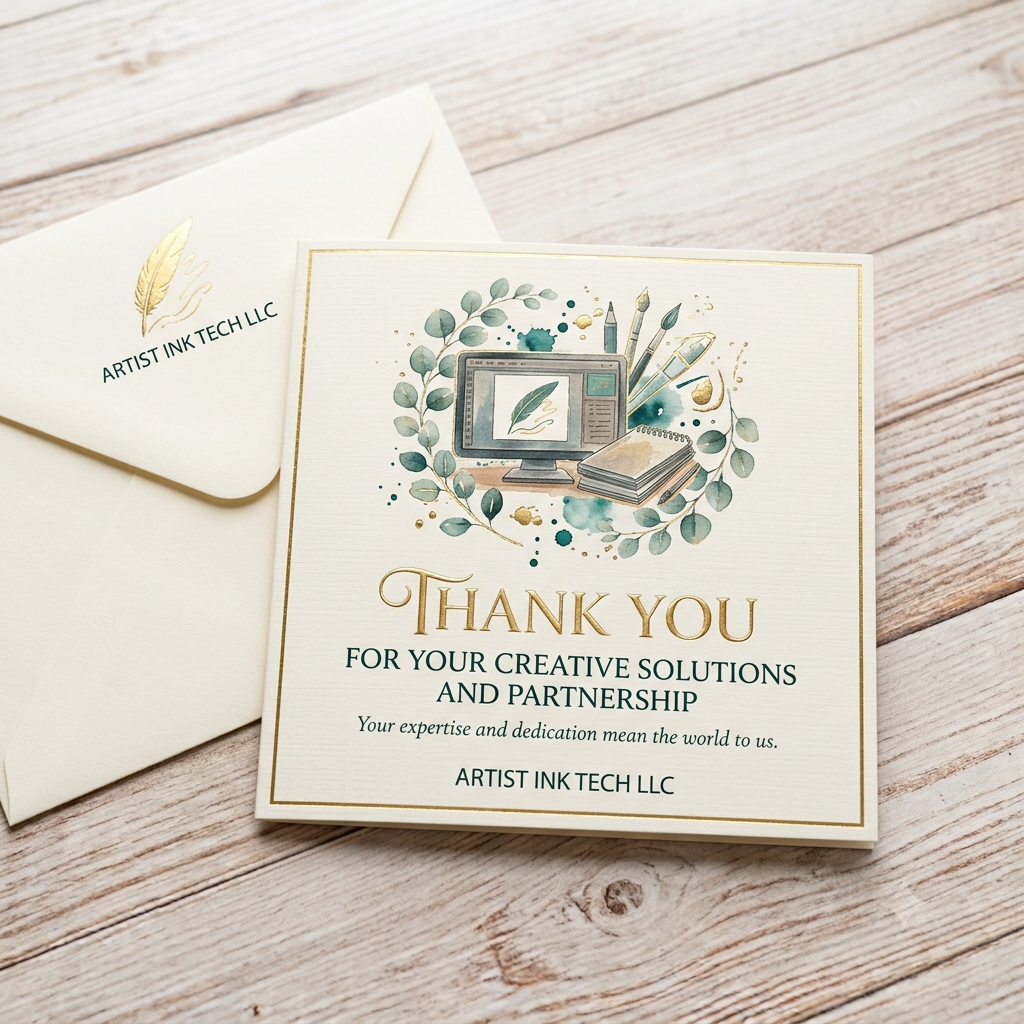 Custom Greeting Cards (200 sheets)